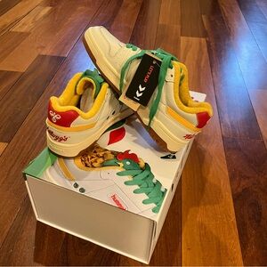 Reebok Men's Athletic Shoes with Green and Yellow Highlights
